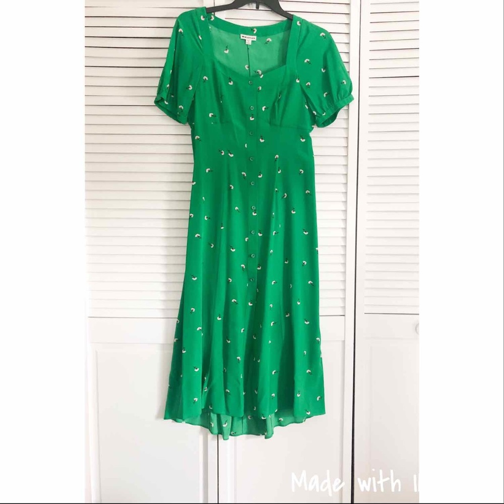 Whistles Floral Silk Dress - Picture 5 of 12